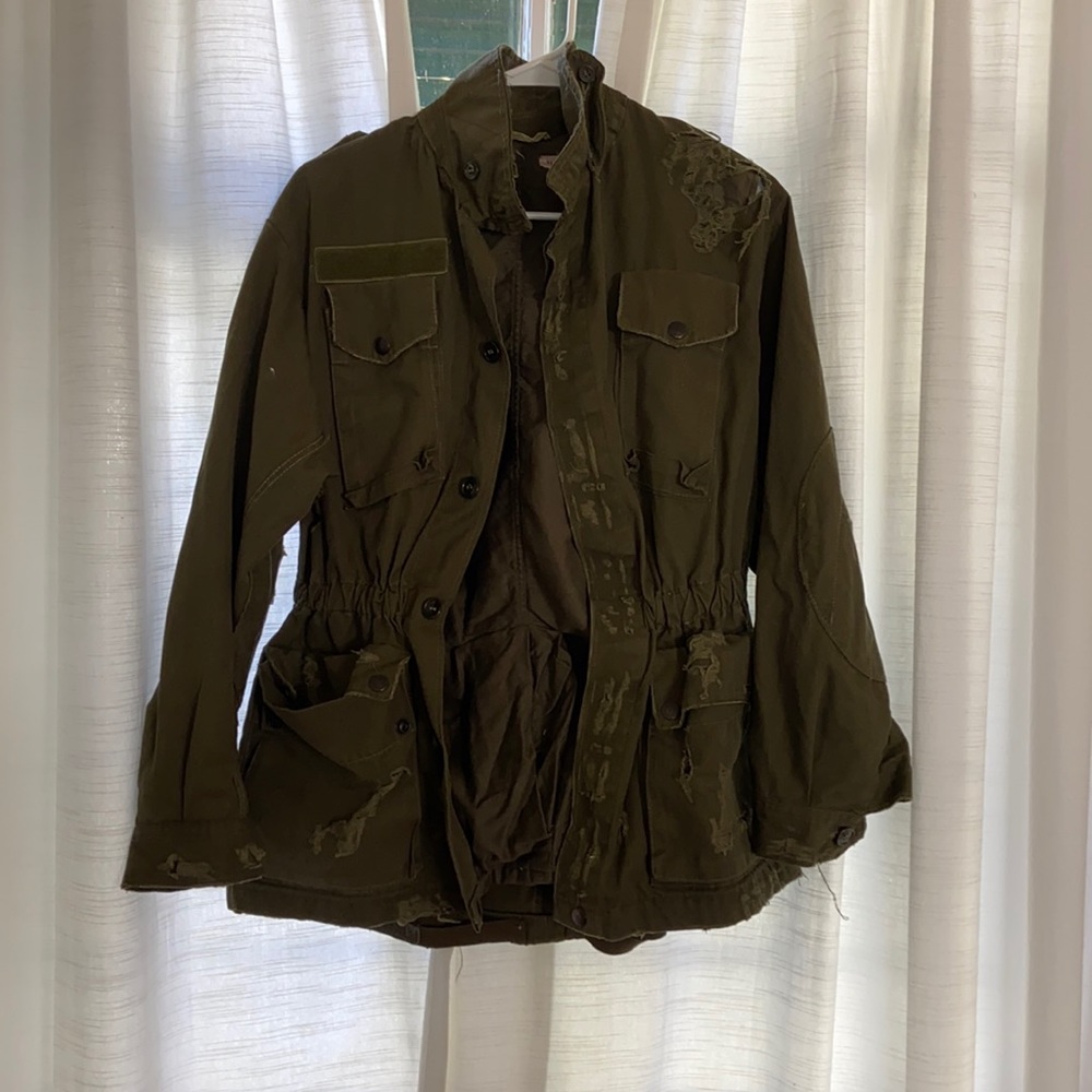 LF carmar Distressed “army” jacket
